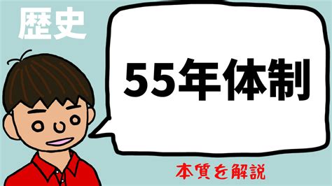 55年|55年体制の成立についてわかりやすく【日本の歴史】